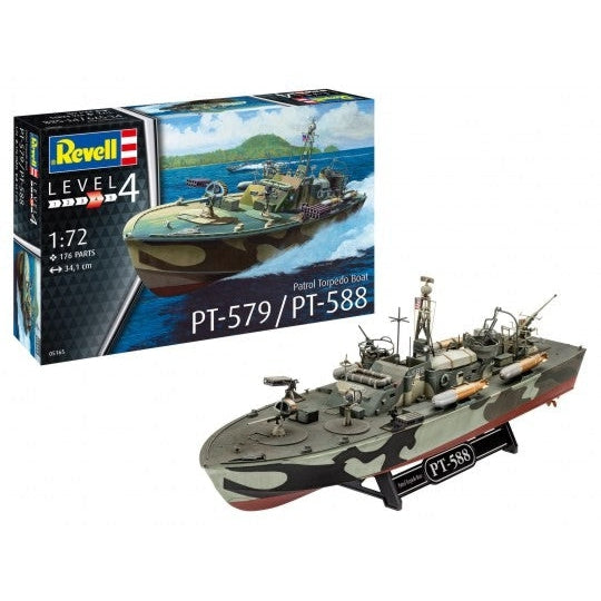 Revell 1/72 PT579/588 Patrol Torpedo Boat