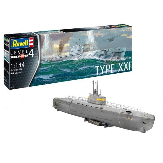 Revell 1/144 German Type XXI Submarine