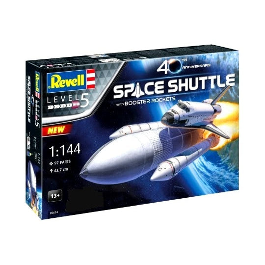 Revell 1/144 Space Shuttle & Booster Rockets 40th Anniversary