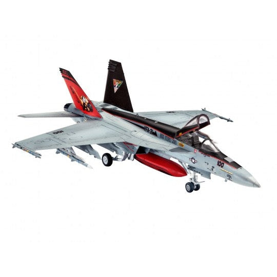 Revell 1/144 F/A18E Super Hornet Fighter w/paint & glue