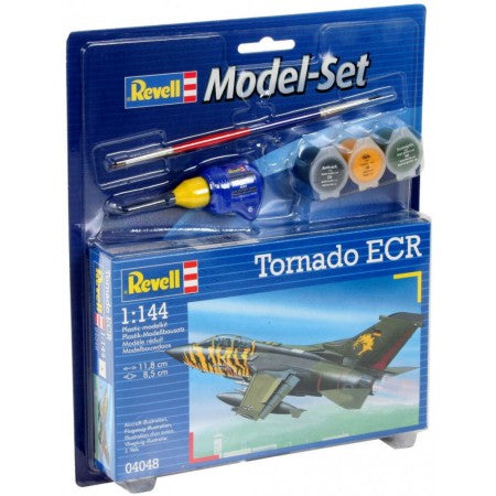 Revell 1/144 Tornado ECR Combat Aircraft w/paint & glue