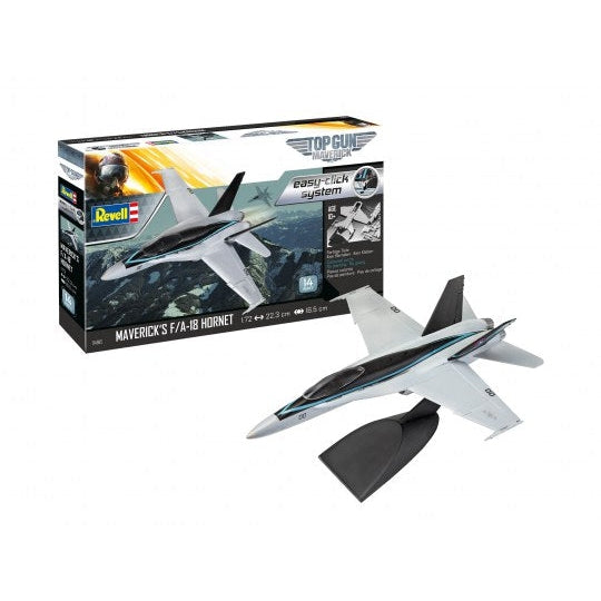 Revell 1/72 Top Gun Maverick: F/A18 Hornet Aircraft (Snap) w/paint