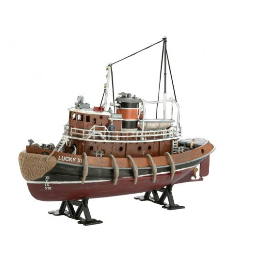 Revell 1/108 Harbor Tug Boat w/paint & glue