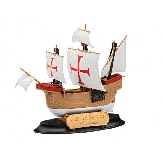 Revell 1/350 Santa Maria Sailing Ship (Snap) w/paint & glue