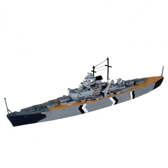 Revell 1/1200 German Bismarck Battleship w/paint & glue