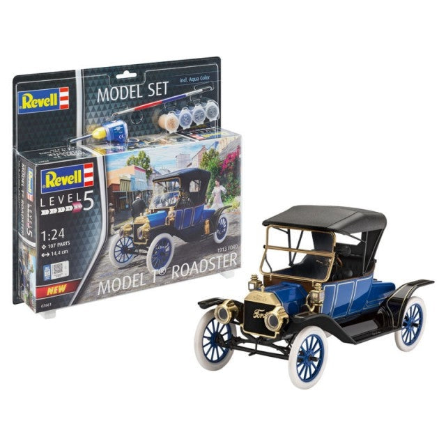 Revell 1/24 1913 Ford Model T Roadster w/paint & glue