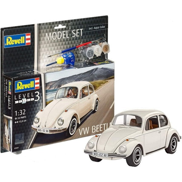 Revell 1/32 VW Beetle Car w/paint & glue