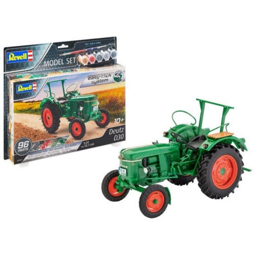 Revell 1/24 Deutz D30 Diesel Tractor (Snap) w/paint & glue