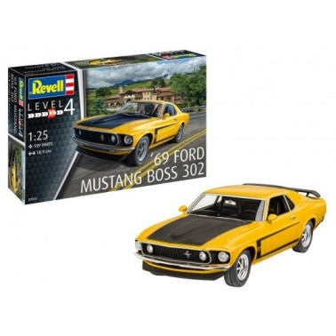 Revell 1/25 1969 Ford Mustang Boss 302 Car