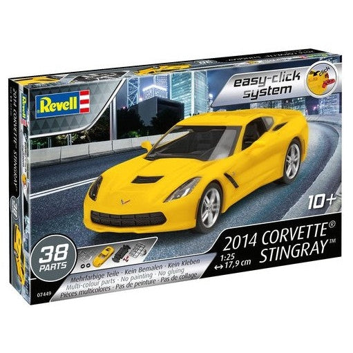 Revell 1/25 2014 Corvette Stingray Car (Snap)