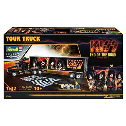 Revell 1/32 KISS Tour End of the Road Tractor Trailer w/paint & glue