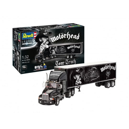 Revell 1/32 Motorhead Rock Band Tour Tractor Trailer w/paint & glue