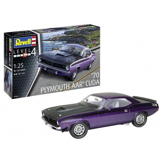 Revell 1/25 1970 Plymouth AAR Cuda Car