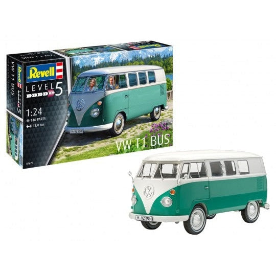 Revell 1/24 VW T1 Samba Bus Hardtop