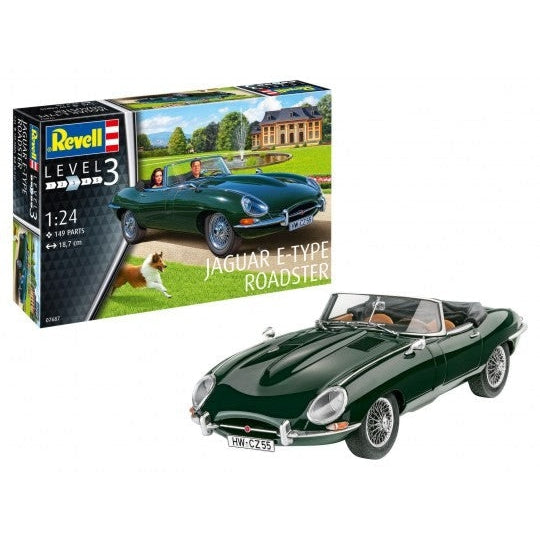 Revell 1/24 Jaguar E-Type Roadster Car