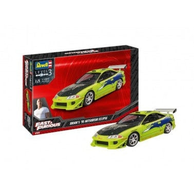 Revell 1/25 Fast & Furious Brian's 1995 Mitsubishi Eclipse Car