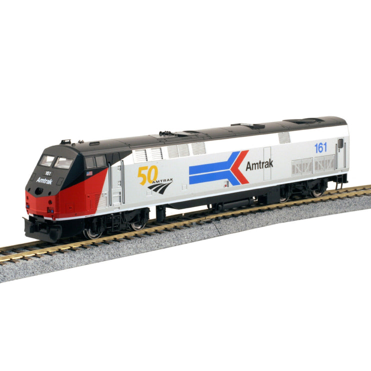 Kato HO Scale P42 Amtrak Phase I #161 50th Anniversary Logo With Esu LokSound Sound and DCC Decoders