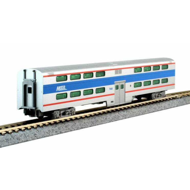 KATO N Pullman Bi-level 4 Window Coach Metra KAT1560971