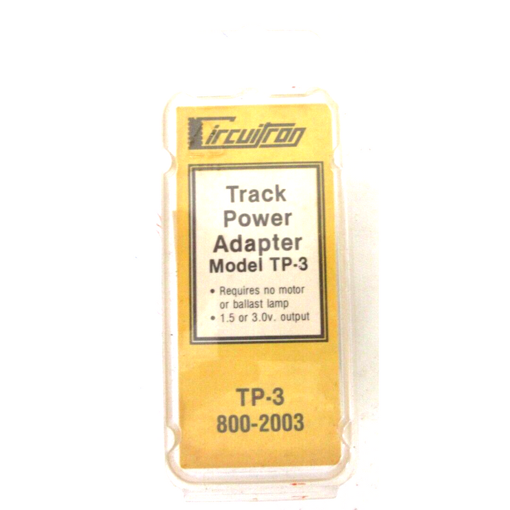 Circuitron 800-2003 Track Power Adapter (TP-3) 1.5V or 3V Output.