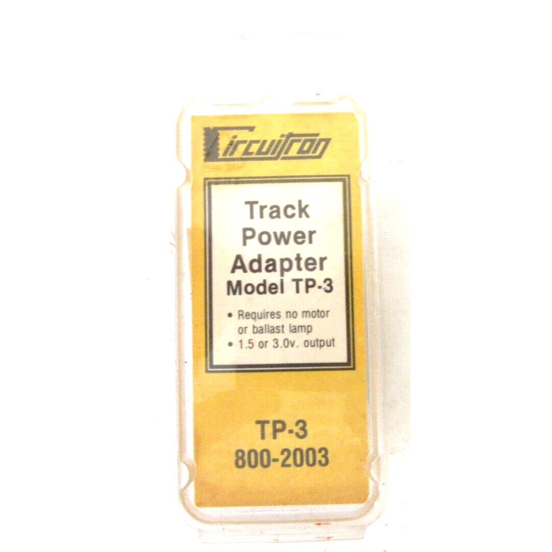 Circuitron 800-2003 Track Power Adapter (TP-3) 1.5V or 3V Output.