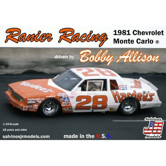 Salvinos Jr Models 1/24 Rainier Racing Bobby Allison #28 Chevrolet Monte Carlo 1981