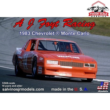Salvinos JR Models AJ Foyt Racing #14 1983 Chevrolet Monte Carlo Race Car
