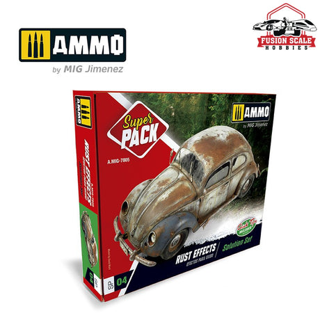 Ammo Mig Jimenez Rust Effects Super Pack - Fusion Scale Hobbies