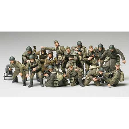 1/48 WWII Russian Infantry & Tank Crew (14) - Fusion Scale Hobbies