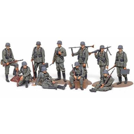 1/48 WWII German Wehrmacht Infantry Soldiers (10) - Fusion Scale Hobbies