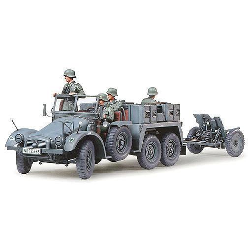 1/35 Krupp Protze 1-Ton (6x4) Kfz69 Tow Truck w/3.7cm Pak - Fusion Scale Hobbies