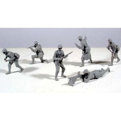 1/35 WWII French Infantry (6) - Fusion Scale Hobbies