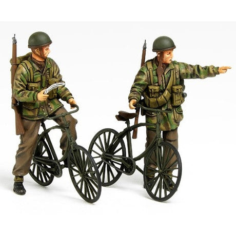 1/35 British Paratroopers (2) w/Bicycles - Fusion Scale Hobbies