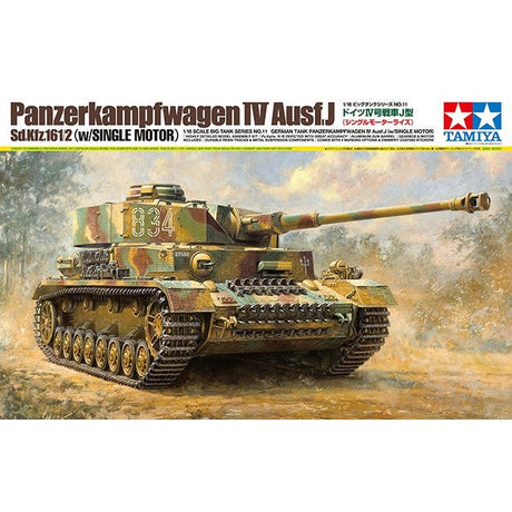 1/16 German PzKpfw IV Ausf J SdKfz 161/2 Tank w/Single Motor - Fusion Scale Hobbies