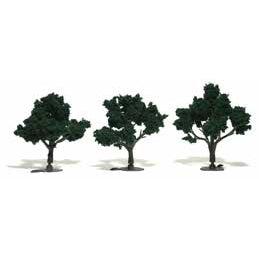 Woodland Scenics Trees 3''-4'' Dark Green