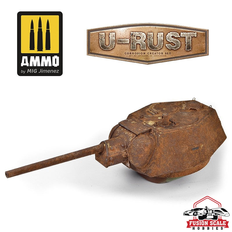 Ammo Mig U-Rust Corrosion Creator Set - Fusion Scale Hobbies