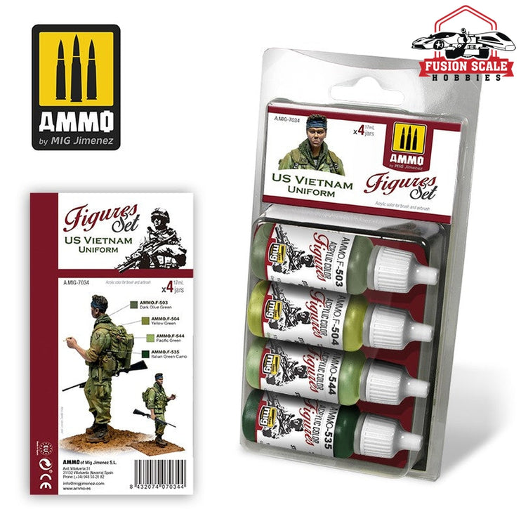 Ammo Mig Jimenez Us Vietnam Uniforms Wwii - Fusion Scale Hobbies