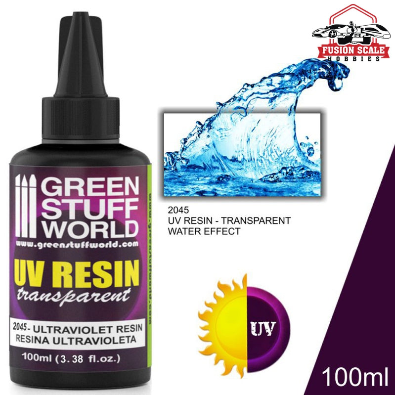 Green Stuff World UV Resin Water Effect 100ml GSW2045 - Fusion Scale Hobbies