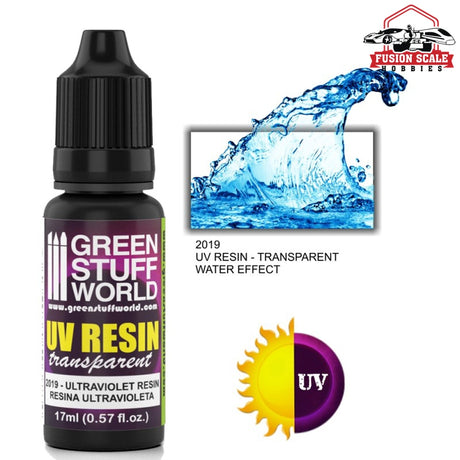 Green Stuff World UV Resin Water Effect 17ml GSW2019 - Fusion Scale Hobbies