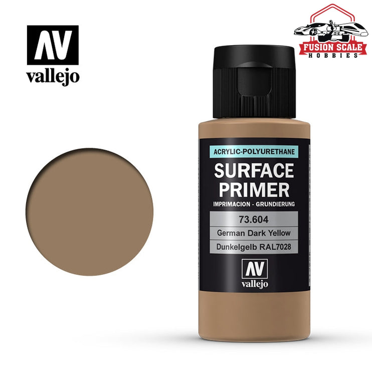 Vallejo German Dark Yellow RAL 7028 Surface Primer 60ml VLJ73604