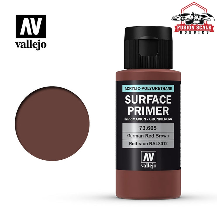 Vallejo German Red Brown RAL 8012 Surface Primer 60ml VLJ73605