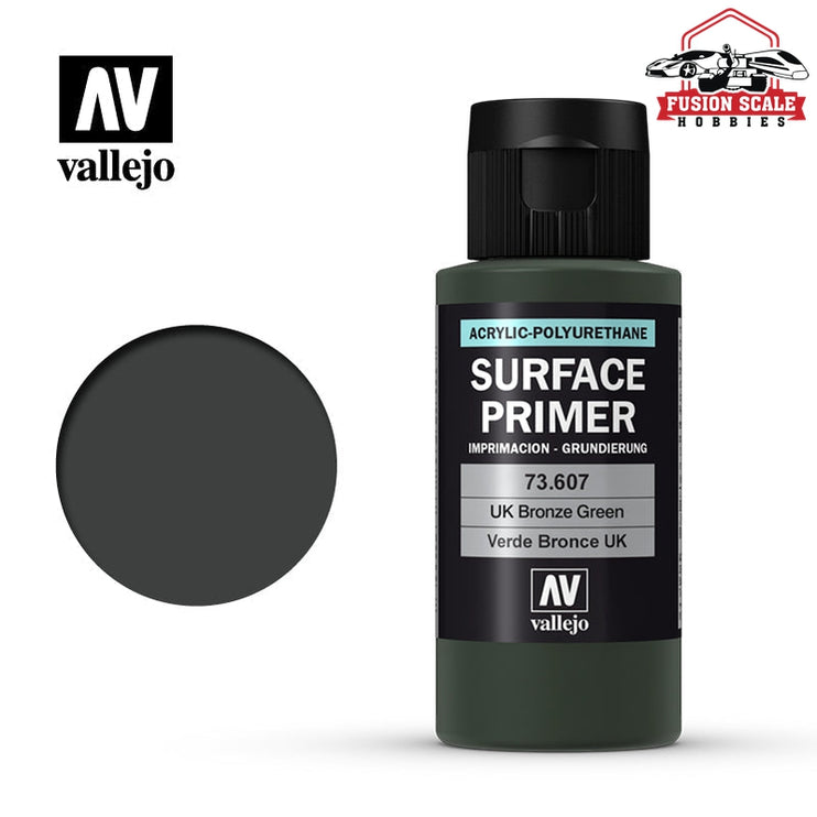 Vallejo UK Bronze Green Surface Primer 60ml VLJ73607