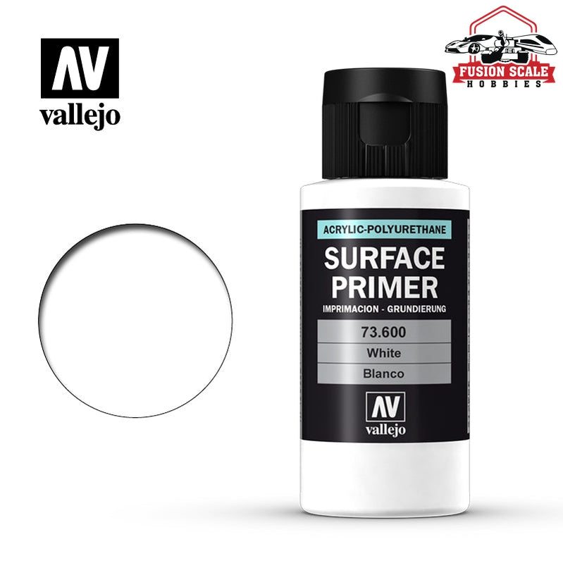 Vallejo White Surface Primer 60ml VLJ73600