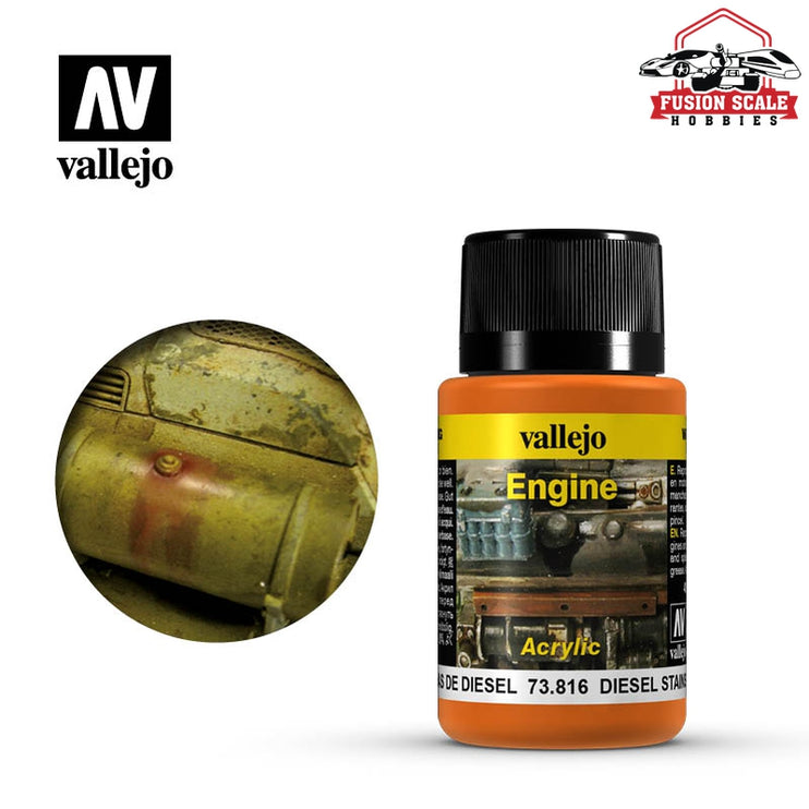 Vallejo Diesel Engine Stains Weathering Effect VLJ73816