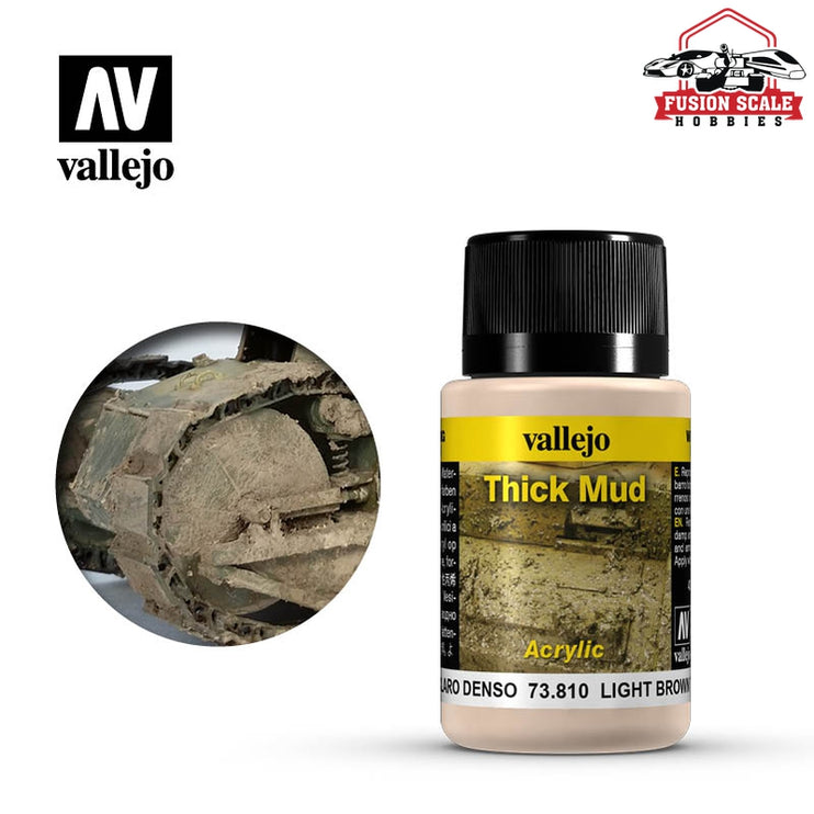 Vallejo Light Brown Mud Weathering Effect 73810