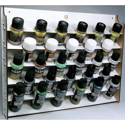 Wall Mounted Module Paint Display for 35ml/60ml (Holds 28 bottles)
