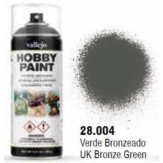 UK Bronze Green WWII AFV Solvent-Based Acrylic Paint 400ml Spray