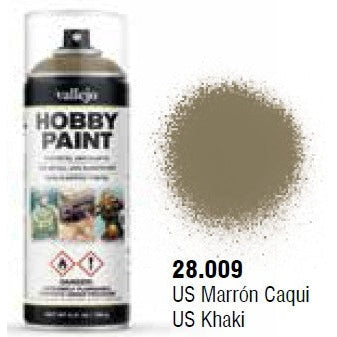 US Khaki Infantry Solvent-Based Acrylic Paint 400ml Spray