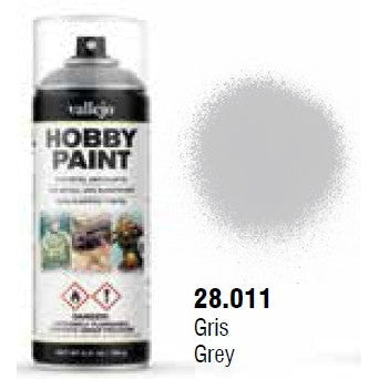 Grey Solvent-Based Acrylic Primer 400ml Spray - Fusion Scale Hobbies