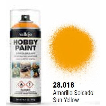 Sun Yellow Fantasy Solvent-Based Acrylic Paint 400ml Spray