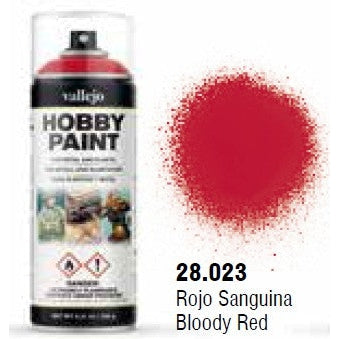 Bloodly Red Fantasy Solvent-Based Acrylic Paint 400ml Spray - Fusion Scale Hobbies